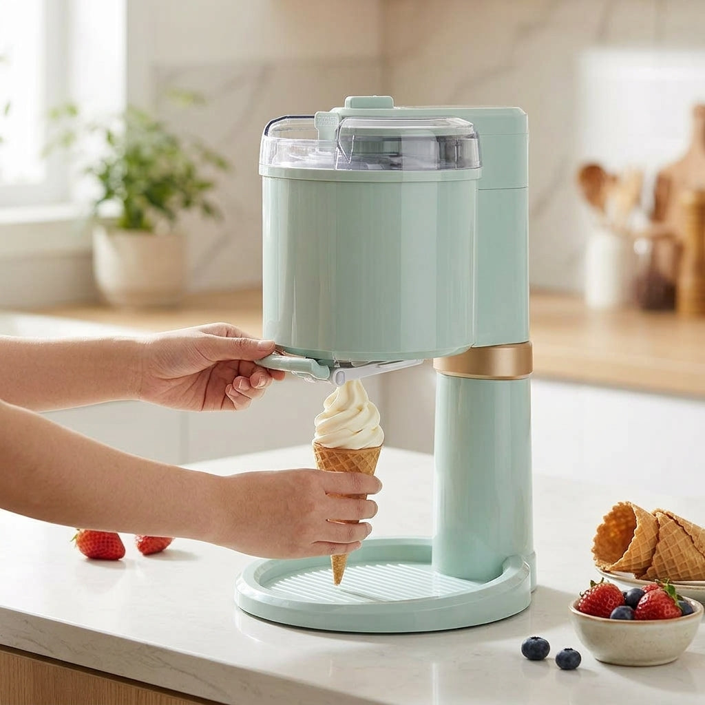 FrostCup dispensing fresh soft-serve