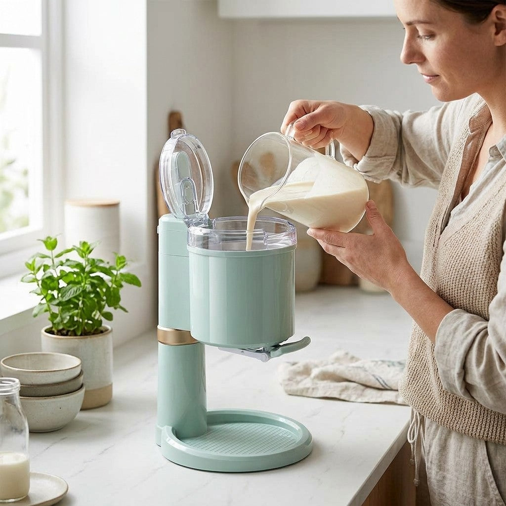 Pour in your chilled mix