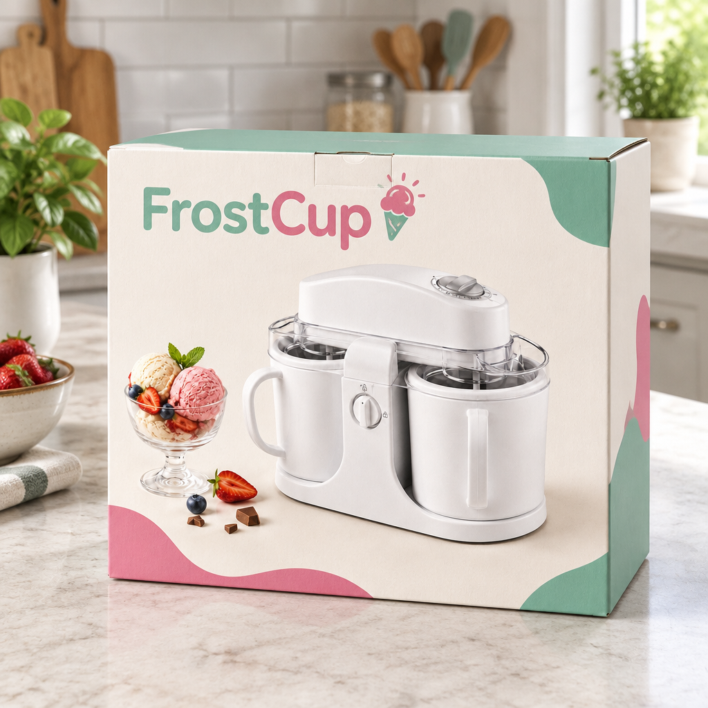 FrostCup branded packaging